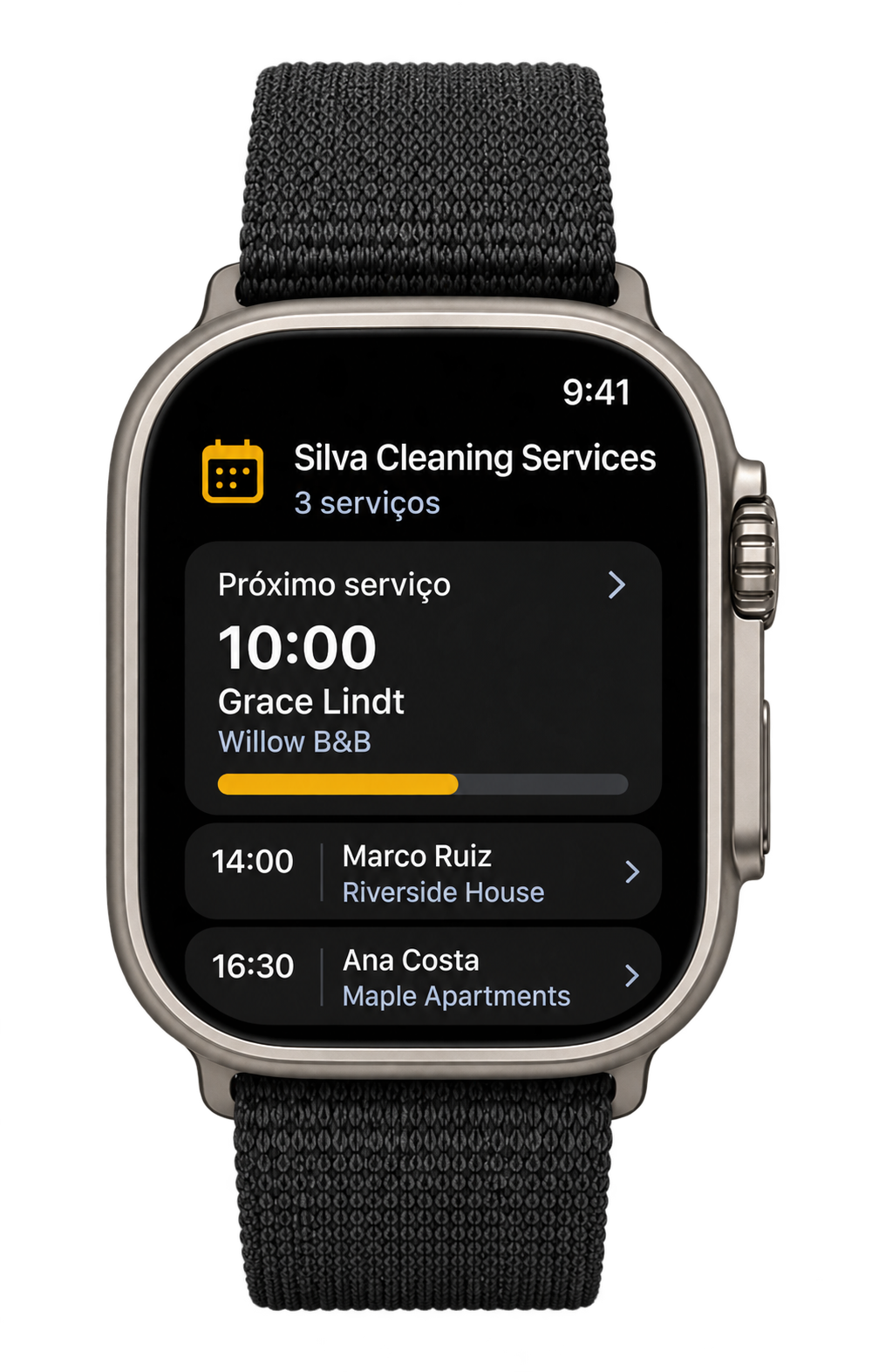 Capricho Pro no Apple Watch